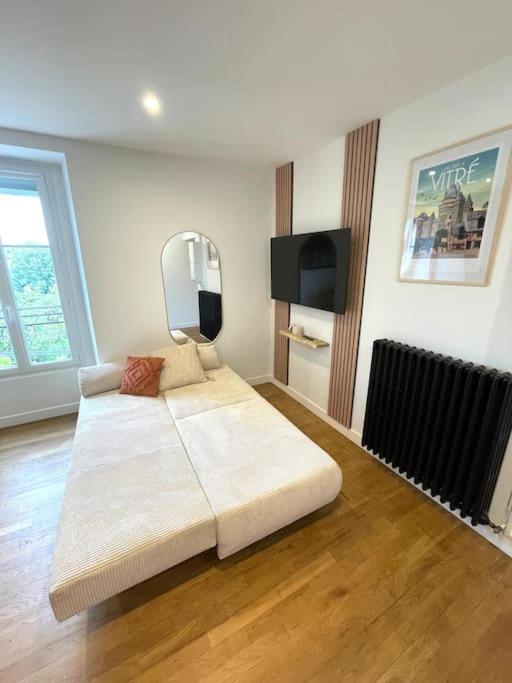 Appartement Calme Et Cosy Proche Centre Vue Chateau 维特雷 外观 照片